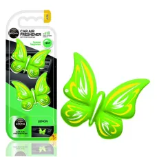 AROMA CAR A83536 — Odświeżacz powietrza AROMA FANCY SHAPES BUTTERFLY Lemon