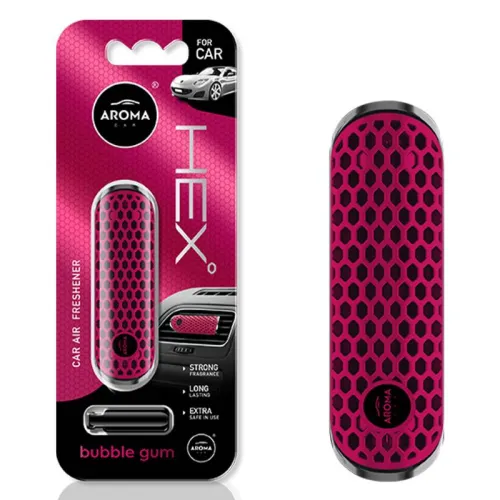 Odświeżacz powietrza AROMA FANCY SHAPES POLYMER HEX Bubble Gum