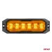 Lampa ostrzegawcza pomarańczowa z funkcją świateł pozycyjnych i obrysówki LED R65 R148 12V 24V 24W AMIO-04859