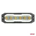 Lampa ostrzegawcza obrysowa pomarańczowa z funkcją świateł cofania LED R65 R148 12V 24V 24W AMIO-04862