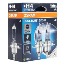 Osram O-62193CBB-DUO — Żarówka halogenowa Osram H4 12V 100/90W P43t Cool Blue Boost 5500K / 2szt.