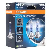 Żarówka halogenowa Osram H7 12V 80W PX26d Cool Blue Boost 5500K/ 2 szt.