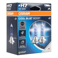 Osram O-62210CBB-DUO — Żarówka halogenowa Osram H7 12V 80W PX26d Cool Blue Boost 5500K/ 2 szt.