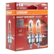 Osram O-64193NBS-HCB — Żarówki halogenowe Osram H4 12V NIGHT BREAKER SILVER +100%/ 2 szt/