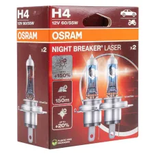 Osram O-64193NL-HCB — Żarówki halogenowe Osram H4 12V 60/55W P43t NIGHT BREAKER LASER +150% /2 szt./