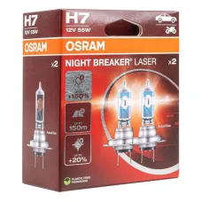 Osram O-64210NL-HCB — Żarówki halogenowe Osram H7 12V 55W PX26d NIGHT BREAKER LASER +150% /2szt./