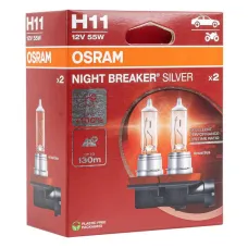 Osram O-64211NBS-HCB — Żarówki halogenowe Osram H11 12V 55W PGJ19-2 NIGHT BREAKER SILVER+100% /2szt./