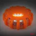 Zestaw samochodowych lamp awaryjnych z funkcją latarki LED 12SMD+3SMD 10szt. Czerwone AMIO-04672