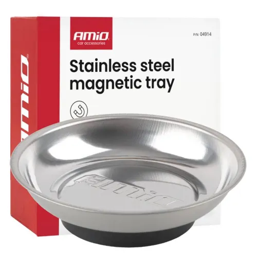 Miska magnetyczna ze stali nierdzewnej 110mm AMIO-04914