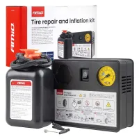 Zestaw naprawczy do opon z kompresorem 31mm 12V AMIO-04930
