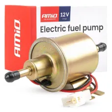 AMIO 04924 — Elektryczna przepływowa pompa do paliwa 8mm 12V AMIO-04924