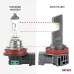 Żarówki samochodowe LEDr z homologacją drogową R37 E-MARK H11 PnP FAN 18W AMIO-05120