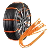Zestaw uniwersalnych opasek antypoślizgowych na opony 10szt. 920mm AMIO-04949