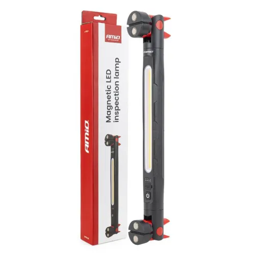 Lampa inspekcyjna LED z magnesem i zaciskiem 4000 mAh AMIO-05024