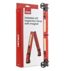 AMIO 05025 — Składana lampa inspekcyjna LED z magnesem i zaciskiem 4000mAh AMIO-05025