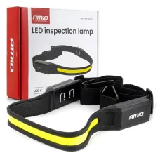 AMIO 04941 — Magnetyczna lampa robocza COB z elastycznym pasem 4000mAh AMIO-04941