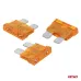 Bezpieczniki samochodowe płytkowe standard 3szt. 5A AMIO-05103