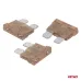 Bezpieczniki samochodowe płytkowe standard 3szt. 7.5A AMIO-05104
