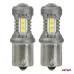 Żarówki LED STANDARD BAU15S PY21W 3030 15SMD białe 12V 24V AMIO-05001