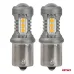 Żarówki LED STANDARD BAU15S PY21W 2x1860SMD 3030 15SMD pomarańczowe 12V 24V AMIO-05002