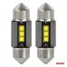 Żarówki LED CANBUS C5W C10W 31MM 2525 3SMD białe 12V 24V AMIO-05006
