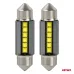 Żarówki LED CANBUS C5W C10W 36MM 2525 6SMD White 12V 24V AMIO-05007
