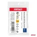 Zestaw uniwersalnych wkrętów i blaszek montażowych 18 mm ⌀ 5 mm 10kpl AMIO-05028