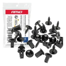AMIO 05030 — Zestaw kostek rozprężnych i wkrętów ⌀ 12/4 mm 20szt. AMIO-05030