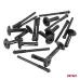 Zestaw uniwersalnych nitów rozprężnych 54/29 mm ⌀ 6/4 mm 10szt. AMIO-05031
