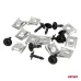 Zestaw śrubek i blaszek montażowych 18 mm ⌀ 5 mm 10kpl AMIO-05032