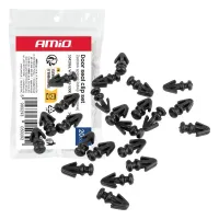 Zestaw spinek listwy progowej 14/8 mm 20szt. AMIO-05039