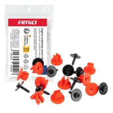 AMIO 05040 — Zestaw spinek i wkrętów osłony silnika 10kpl. AMIO-05040