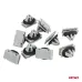Zestaw spinek listwy progowej z gumową uszczelką 11 mm 10szt. AMIO-05047