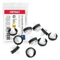 Zestaw spinek do tapicerki z gumową uszczelką ⌀ 11 mm 18 mm 10szt. AMIO-05051