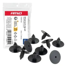 AMIO 05052 — Zestaw spinek nadkola 25 mm ⌀ 10.5 mm 10szt. AMIO-05052