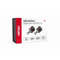 LED marker ringi markery BMW E92 X5 X6 X1 H8 20W GOLD AMIO-01543