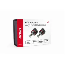 AMIO 01543 — LED marker ringi markery BMW E92 X5 X6 X1 H8 20W GOLD AMIO-01543