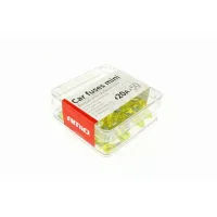 Bezpieczniki samochodowe płytkowe mini zestaw 50 szt. 20A AMIO-02221