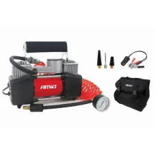 AMIO 01136 — Kompresor samochodowy ACOMP-4 metalowy 12V dwutłokowy AMIO-01136
