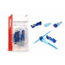 AMIO 02344 — Szybkozłączki elektryczne Typ-T 0,75-2,5mm2 15A 5 szt. AMIO-02344