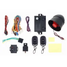 AMIO 01678 — Uniwersalny alarm Samochodowy CA14 z pilotami AMIO-01678