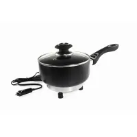 Rondel garnek elektryczny z pokrywką do samochodu 18 cm x 8 cm 150W 12V AMIO-02534