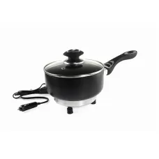 AMIO 02534 — Rondel garnek elektryczny z pokrywką do samochodu 18 cm x 8 cm 150W 12V AMIO-025...