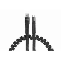 Kabel USB micro USB sprężynujący 1.2 m UC-12 AMIO-02529