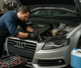 Termostat Audi A4 B8 2.0 TDI CAGA – objawy, wymiana, wskazówki
