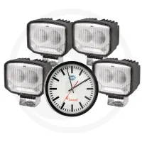 Zestaw reflektorów roboczych LED w zestawie zegar GRANIT Reflektory robocze