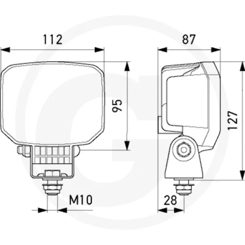 Reflektor roboczy LED Reflektory robocze