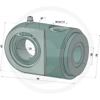 Końcówka cylindra KC.2.40/H Siłowniki hydrauliczne i akcesoria