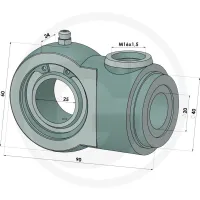 Końcówka cylindra KC40 Siłowniki hydrauliczne i akcesoria