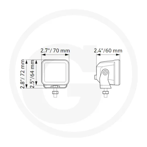 Reflektor Cube LED 2,7